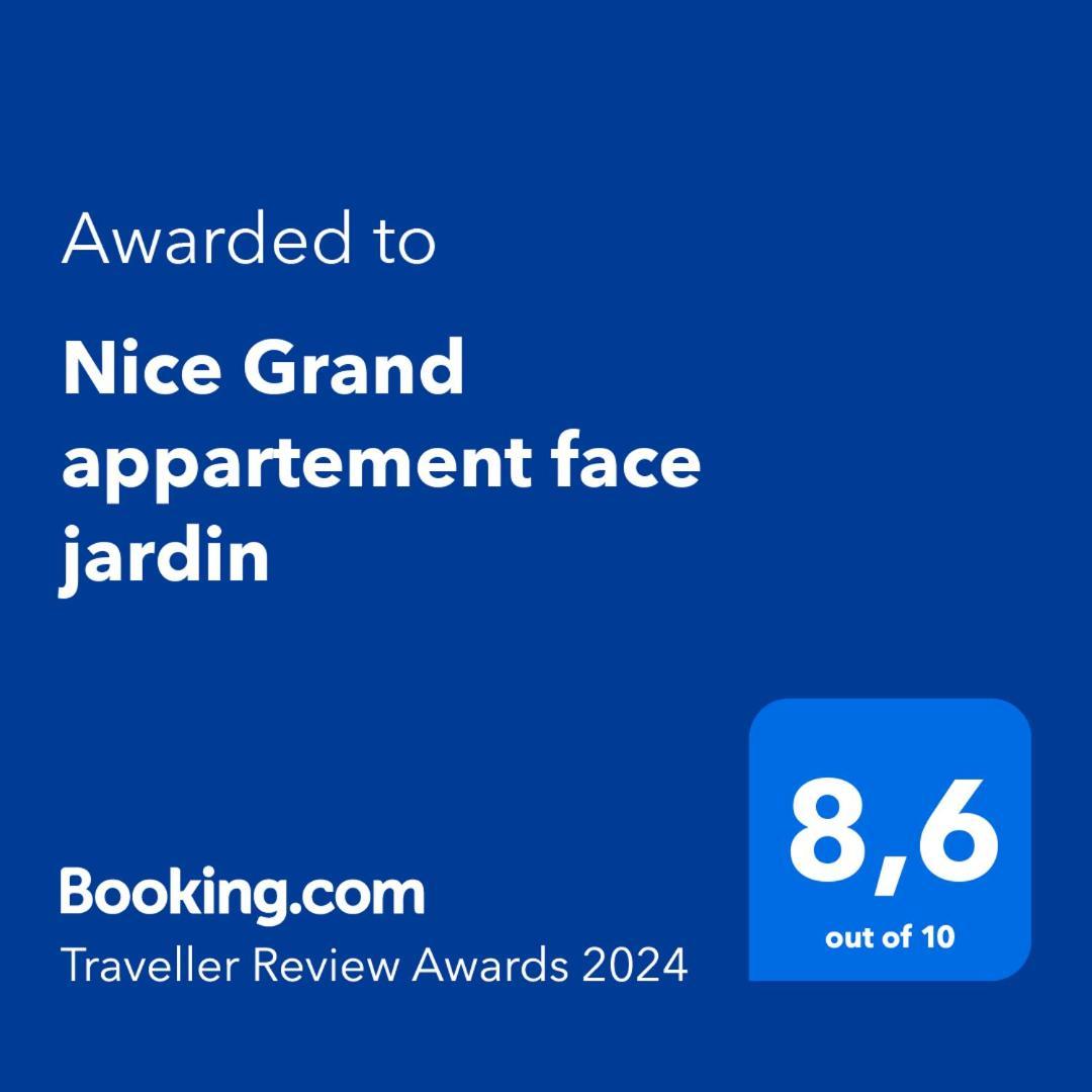 Nice Grand Appartement Face Jardin Exteriör bild